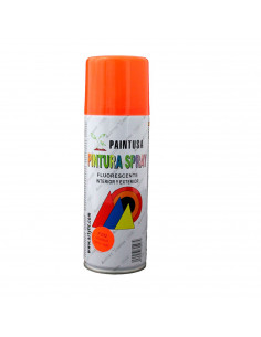 Montoro - Bote de pintura en spray naranja fluorescente F202 200 ml, válido para multitud de superficies de interior y exterior.