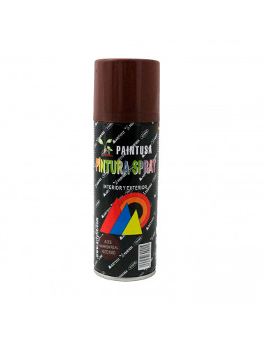 Montoro - Bote de pintura en spray marrón real A33 200 ml, válido para multitud de superficies de interior y exterior