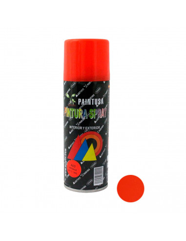 Montoro - Bote de pintura en spray naranja A03 200 ml, válido para multitud de superficies de interior y exterior. Pintura en sp