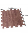 Tradineur - Pack de 9 baldosas de goma eva, grosor de 1 cm, esterilla, puzzle para suelo de gimnasio, fitness, yoga, alfombrilla