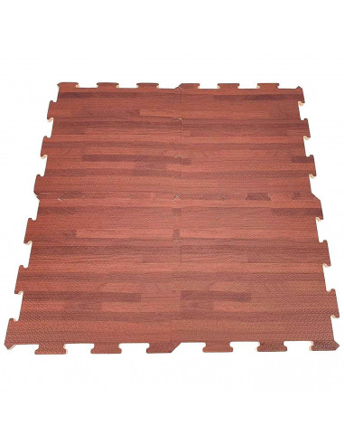 Tradineur - Pack de 9 baldosas de goma eva, grosor de 1 cm, esterilla, puzzle para suelo de gimnasio, fitness, yoga, alfombrilla