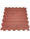 Tradineur - Pack de 9 baldosas de goma eva, grosor de 1 cm, esterilla, puzzle para suelo de gimnasio, fitness, yoga, alfombrilla