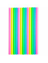 Tradineur - Pack de 96 Pajitas multicolor Biodegradable - Fabricadas en PLA - Ideal para Bebidas al Aire Libre - Apto para uso A