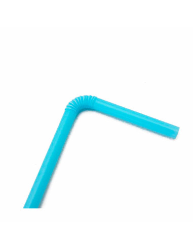 Tradineur - Pack de 200 pajitas enfundadas multicolor - Biodegradables y reutilizables - Fabricadas en PLA - Ideal para Bebidas