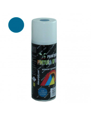 Montoro - Bote de pintura en spray azul oscuro A09 200 ml, válido para multitud de superficies de interior y exterior