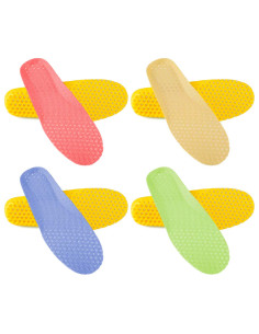 Tradineur - Pack de 4 Pares de Plantillas Recortable Multitalla 63-40 - Fabricado en Espuma para amoldarse a los pies - Transpir