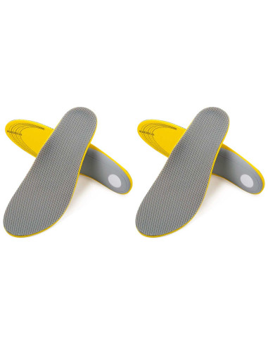 Tradineur - Pack de 2 Pares de Plantillas Ortopédicas Recortables - Soporte para Arco - Transpirables para Pies - Alivian la Pre