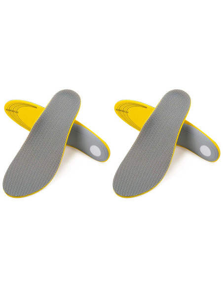 Tradineur - Pack de 2 Pares de Plantillas Ortopédicas Recortables - Soporte para Arco - Transpirables para Pies - Alivian la Pre