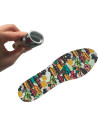 Tradineur - Pack de 4 Pares de plantillas para zapato Infantil - Fabricado en Espuma con Tratamiento antibacterias - Talla 26-36