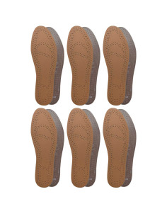 Tradineur - Pack de 6 Pares de plantillas para zapatos recortable - Fabricado en Espuma Transpirable - Talla 35-49 cm 