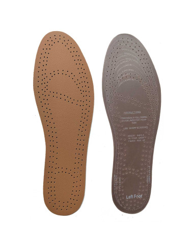 Tradineur - Pack de 6 Pares de plantillas para zapatos recortable - Fabricado en Espuma Transpirable - Talla 35-49 cm 