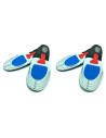 Tradineur - Pack de 2 pares de plantillas para zapatos deportivos - Fabricado en espuma moldeable y talón de gel - Inserciones d