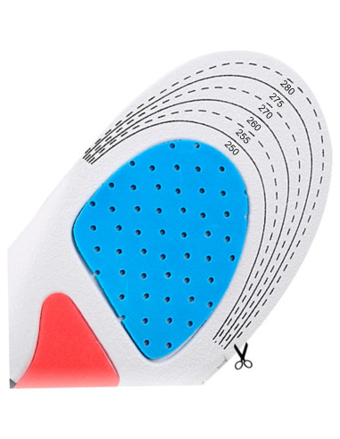 Tradineur - Pack de 2 pares de plantillas para zapatos deportivos - Fabricado en espuma moldeable y talón de gel - Inserciones d