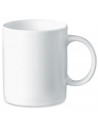 Tradineur - Pack de 6 tazas de cerámica, tazón desayuno, café, infusiones, diseño clásico, aptas para lavavajillas y microondas