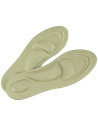 Tradineur - Pack de 3 Pares de plantillas blandas para zapatos - Fabricado en Espuma - Recortable - Ideal para aliviar el estrés
