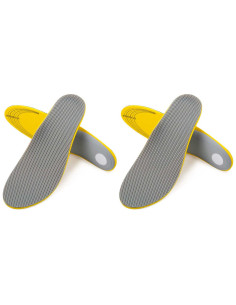 Tradineur - Pack de 2 Pares de Plantillas Ortopédicas Recortables - Soporte para Arco - Transpirables para Pies - Alivian la Pre