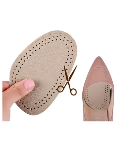 Tradineur - Pack de 4 Pares de Plantillas Adhesivas Antideslizante para Tacones - Ideal para Aliviar el dolor de los pies - 13 x