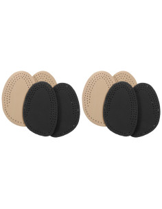 Tradineur - Pack de 4 Pares de Plantillas Adhesivas Antideslizante para Tacones - Ideal para Aliviar el dolor de los pies - 12 x