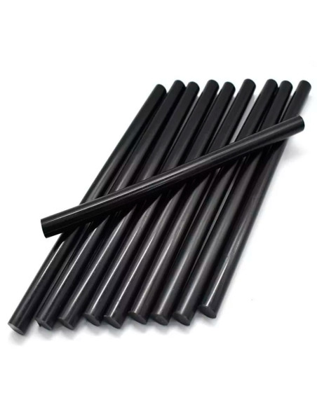 Tradineur - Pack de 25 barras de silicona, pegamento en caliente, modelo universal para pistola termofusible, encolar, bricolaje