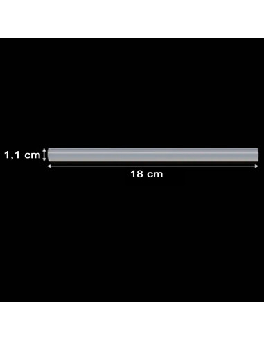 Tradineur - Pack de 25 barras de silicona, pegamento en caliente, modelo universal para pistola termofusible, encolar, bricolaje