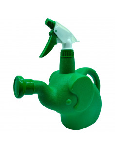 Tradineur - Regadera 2 en 1 - Regadera y pulverizador de 1,8 Litros - Fabricado en plástico - Herramienta para jardinería - 28 x