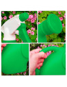 Tradineur - Regadera 2 en 1 - Regadera y pulverizador de 1,8 Litros - Fabricado en plástico - Herramienta para jardinería - 28 x