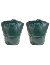 Tradineur - Pack de 2 Bolsas/Sacos para Jardín - Fabricado en Plástico - Ideal para ahorrar espacio en tu jardín - Capacidad de