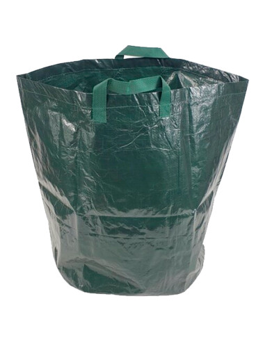 Tradineur - Pack de 2 Bolsas/Sacos para Jardín - Fabricado en Plástico - Ideal para ahorrar espacio en tu jardín - Capacidad de