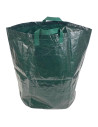 Tradineur - Pack de 2 Bolsas/Sacos para Jardín - Fabricado en Plástico - Ideal para ahorrar espacio en tu jardín - Capacidad de
