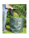 Tradineur - Pack de 2 Bolsas/Sacos para Jardín - Fabricado en Plástico - Ideal para ahorrar espacio en tu jardín - Capacidad de