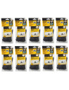 Tradineur - Pack de 400 bridas de nylon, bridas universales para organización de cables, reutilizables, resistentes a UV y tracc