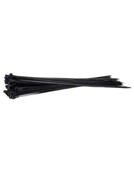 Tradineur - Pack de 65 bridas largas de nylon, bridas universales para organización de cables, reutilizables, resistentes a UV y