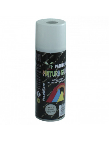 Montoro - Bote de pintura en spray color plomo M308 200 ml, válido para multitud de superficies de interior y exterior