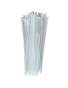 Tradineur - Pack de 120 bridas de nylon, bridas universales para organización de cables, reutilizables, resistentes a UV y tracc