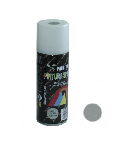 Montoro - Bote de pintura en spray color plomo M308 200 ml, válido para multitud de superficies de interior y exterior