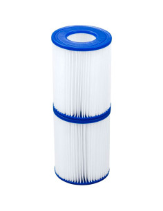 Tradineur - Pack de 2 Filtros para depuradora de piscina (II) - Apto para bombas de filtro de 220-240V - 2,006 L (530 galones) y