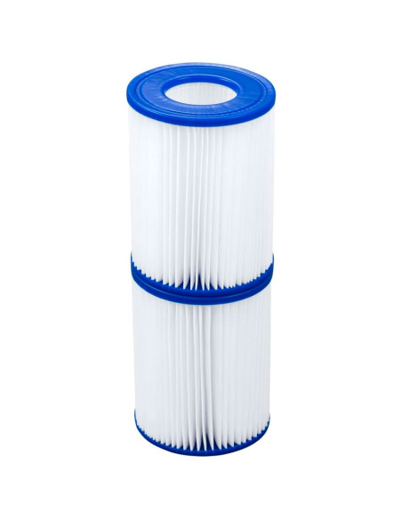 Tradineur - Pack de 2 Filtros para depuradora de piscina (II) - Apto para bombas de filtro de 220-240V - 2,006 L (530 galones) y