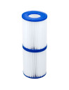 Tradineur - Pack de 2 Filtros para depuradora de piscina (II) - Apto para bombas de filtro de 220-240V - 2,006 L (530 galones) y