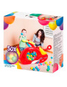 Tradineur - Piscina de bolas para niños - Diseño de Helicoptero - Fabricado en Plástico y Vinilo - 50 Bolas de colores - 68 x 79