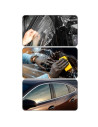 Tradineur - Película tintada para ventanillas de coche, lámina autoadhesiva, vinilo, rollo de film, protector solar, oscurecer v