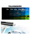 Tradineur - Película tintada para ventanillas de coche, lámina autoadhesiva, vinilo, rollo de film, protector solar, oscurecer v