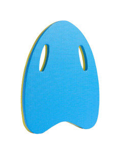 Tradineur - Tabla de natación - Fabricado en Goma Eva - Forma Ovalada - Ideal como apoyo en la natación - 40 x 32 cm - Color Ale