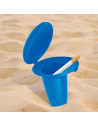 Tradineur - Pack de 3 Ceniceros para playa - Fabricado en Plástico - Ideal para no ensuciar la playa, rio, etc. - Clavar al suel