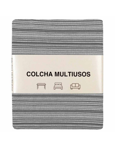Tradineur - Colcha Multiusos - Fabricada en España - 70% Algodón / 30% Poliéster - Apto para Cama, Muebles y mesas - 270 x 230 c