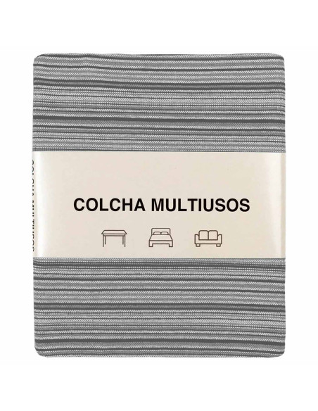 Tradineur - Colcha Multiusos - Fabricada en España - 70% Algodón / 30% Poliéster - Apto para Cama, Muebles y mesas - 270 x 230 c