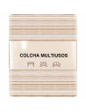 Tradineur - Colcha Multiusos - Fabricada en España - 70% Algodón / 30% Poliéster - Apto para Cama, Muebles y mesas - 270 x 200 c