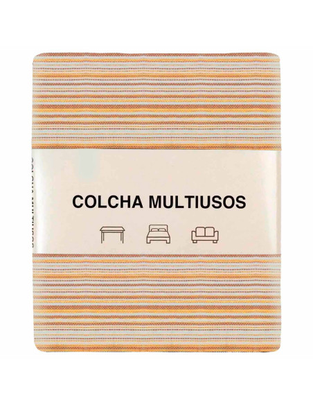 Tradineur - Colcha Multiusos - Fabricada en España - 70% Algodón / 30% Poliéster - Apto para Cama, Muebles y mesas - 270 x 200 c