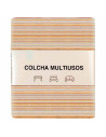 Tradineur - Colcha Multiusos - Fabricada en España - 70% Algodón / 30% Poliéster - Apto para Cama, Muebles y mesas - 270 x 200 c