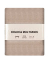Tradineur - Colcha Multiusos - Fabricada en España - 70% Algodón / 30% Poliéster - Apto para Cama, Muebles y mesas - 270 x 200 c