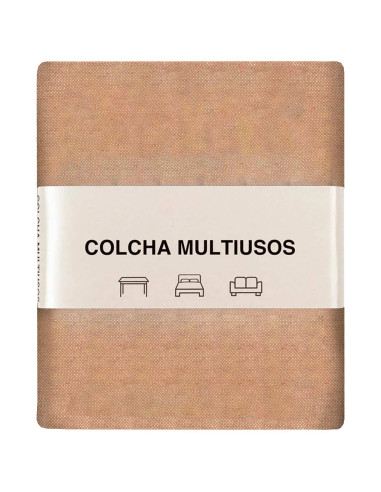 Tradineur - Colcha Multiusos - Fabricada en España - 70% Algodón / 30% Poliéster - Apto para Cama, Muebles y mesas - 270 x 200 c